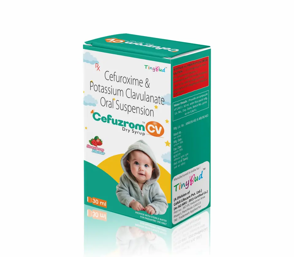 Cefuroxime + Clavulanic Acid Dry Syrup at the best price in PCD Pharma Franchise for Bacterial Infection Treatment